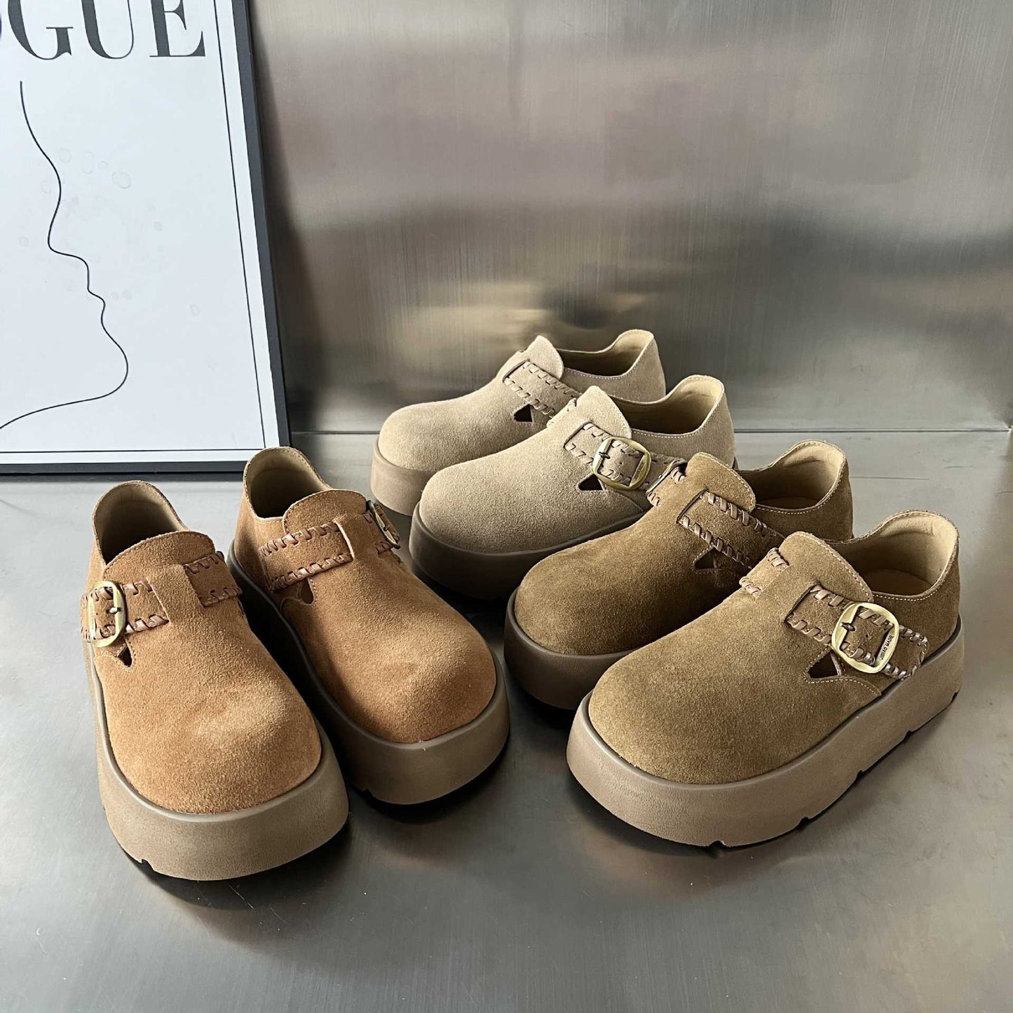 Damen Clogs Bequem Komfortabel mit Riemen