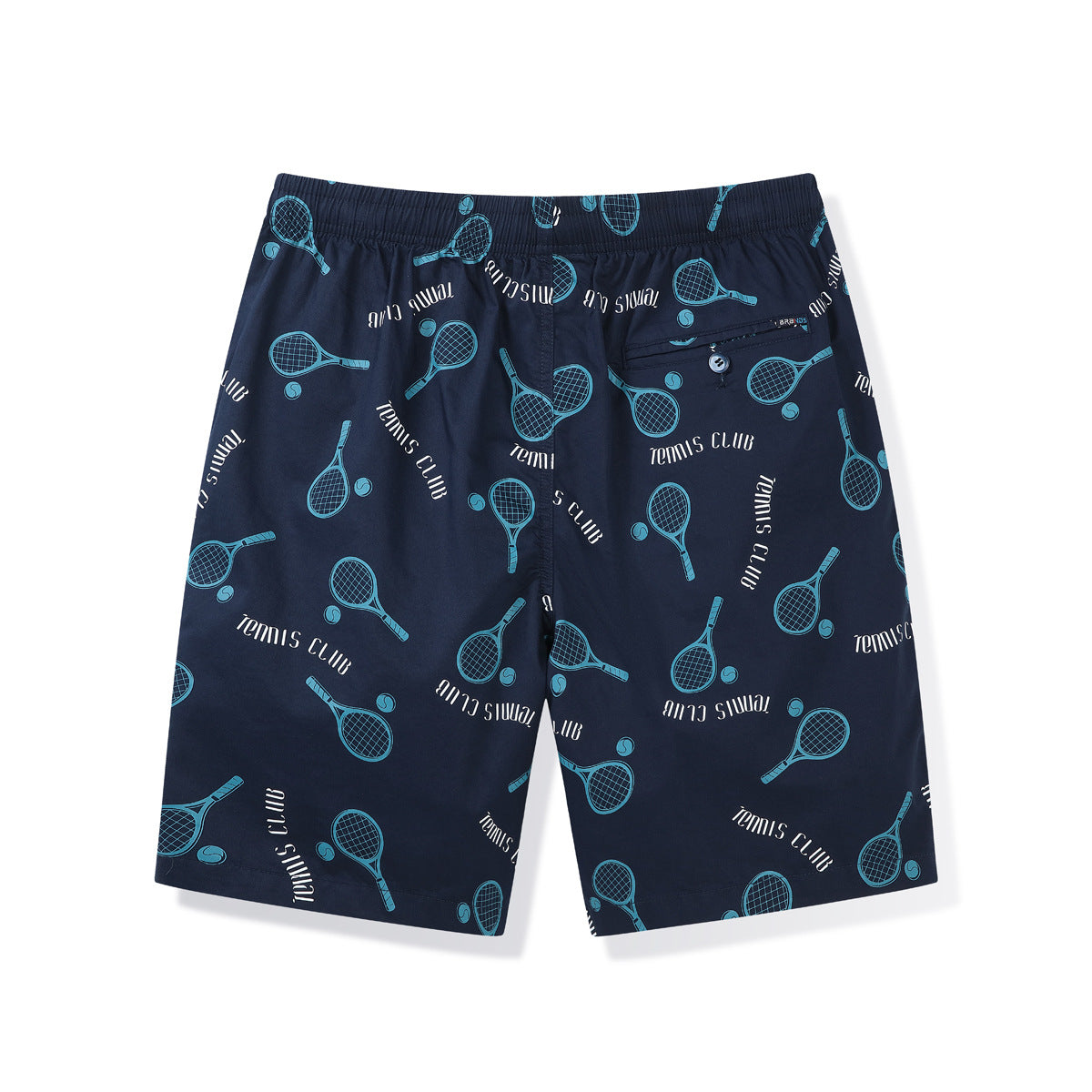 Herren Badeshorts Tennis Motiv Elastisch