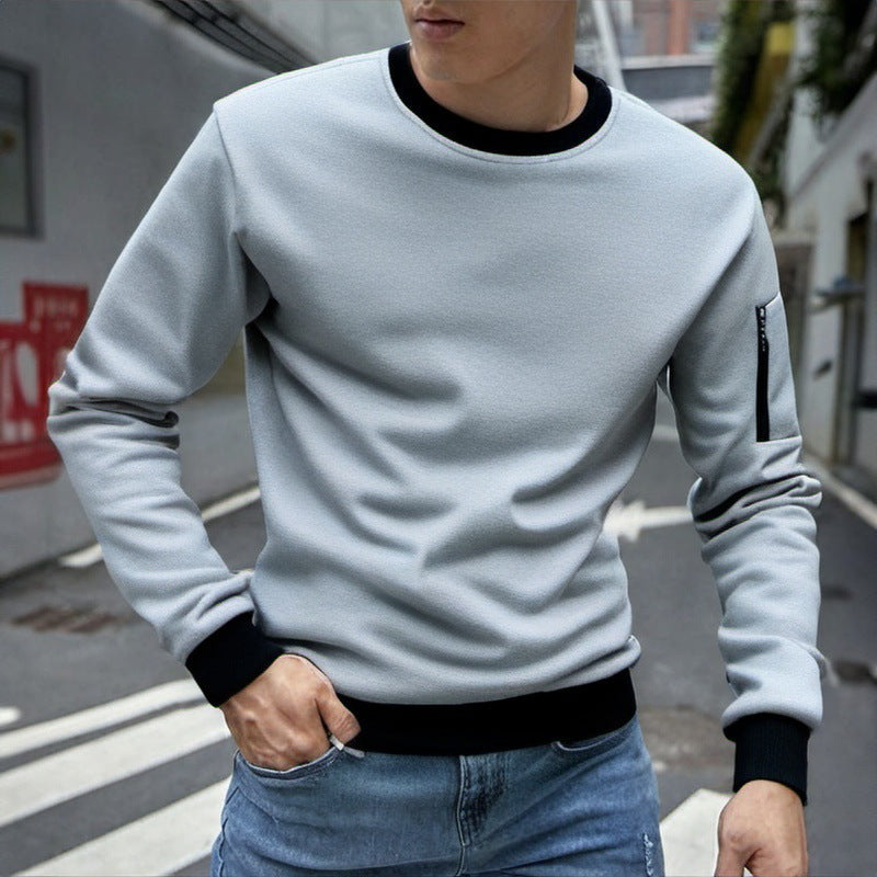Herren Sportshirt Sweatshirt Casual Modern