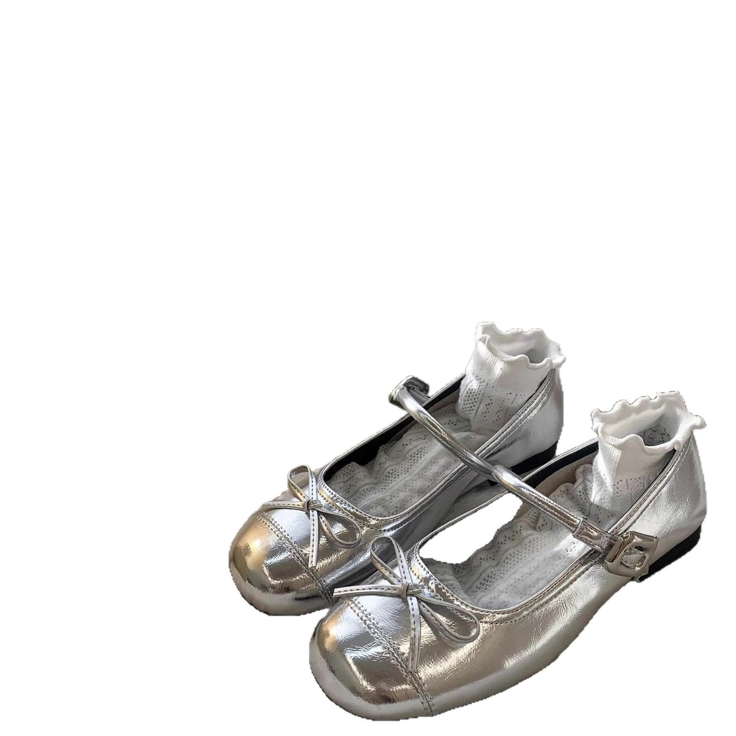 Damen Ballerinas Elegant Spitze Komfort