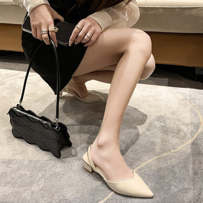 Damen Sling Pumps Spitze Schuhe Hochhackig Elegante