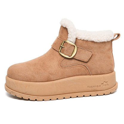 Damen Winterstiefel Warm Fleece Innenfutter Modisch
