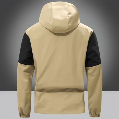 Herren Funktionsjacke Atmungsaktiv Winddicht Mit Taschen