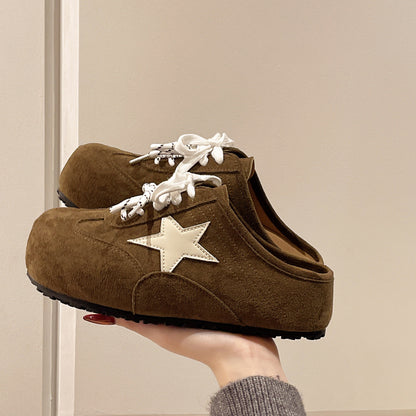 Damen Clogs Bequem Sternemblem Rutschfest - BerlinGlamour