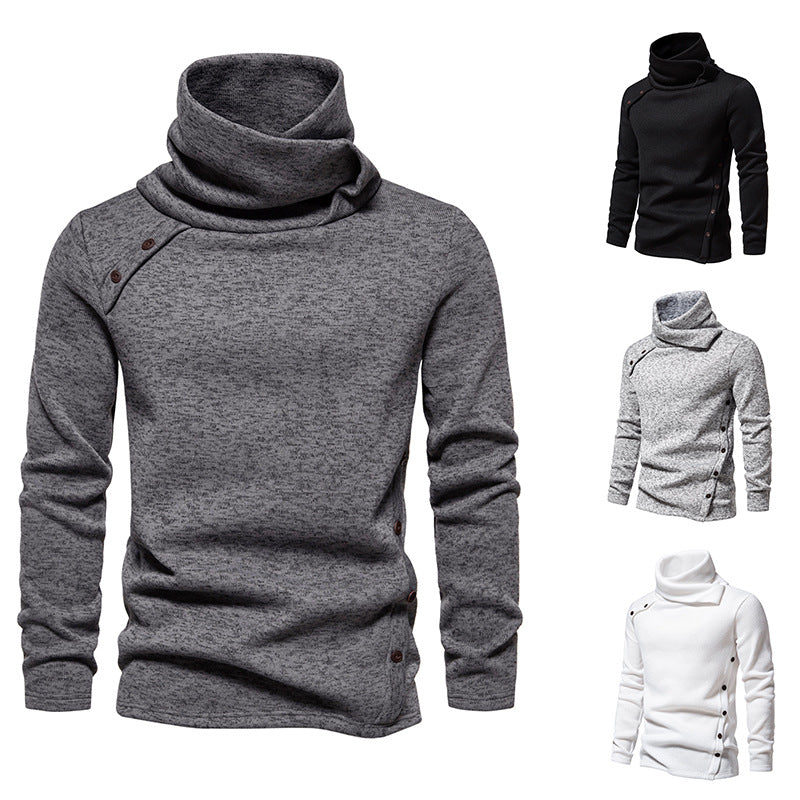Herren Rollkragenpullover Modern mit Trend Design