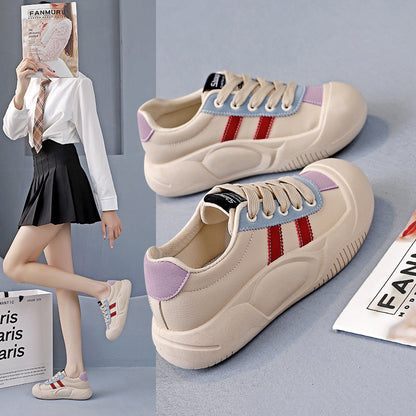 Damen Sneaker Sportlich Atmungsaktiv Weiße Sneaker - BerlinGlamour