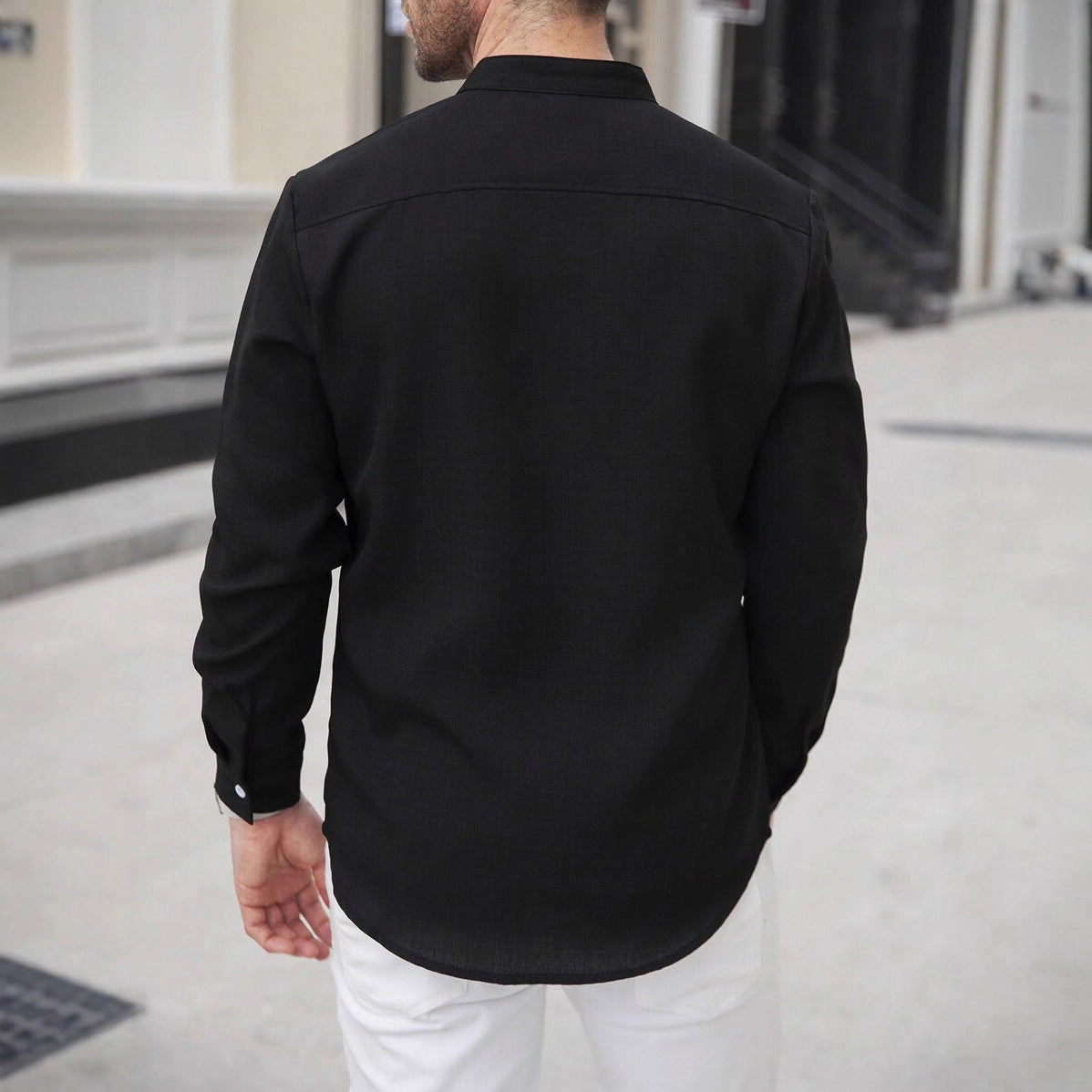 Herren Hemdbluse Modern Slim Fit Berlin Style