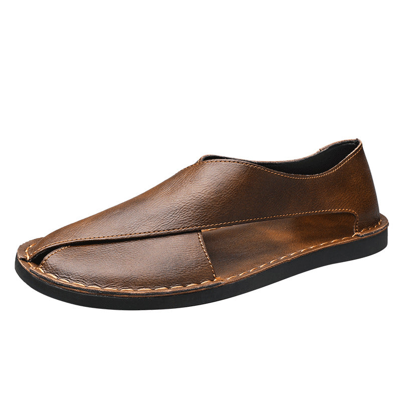 Damen Slipper Leder Bequem Flexibel Modern