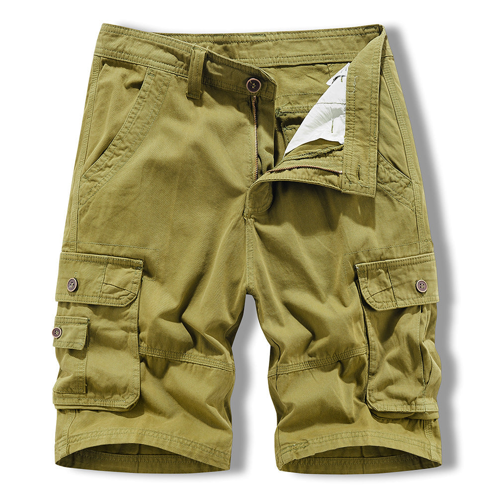 Herren Cargo Shorts Bequem Funktionale Taschen Freizeit