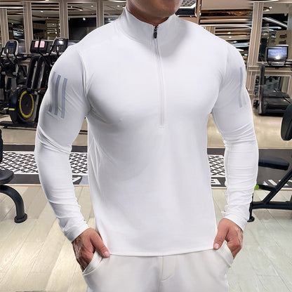 Herren Fitness-Oberteil Atmungsaktiv Kurzarm