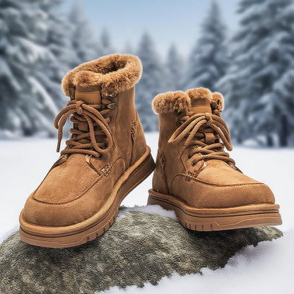Damen Winterstiefel Warm Isoliert Rutschfest Sportlich