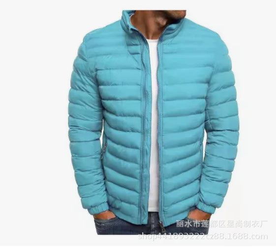 Herren Steppjacke Isoliert Leicht Warm