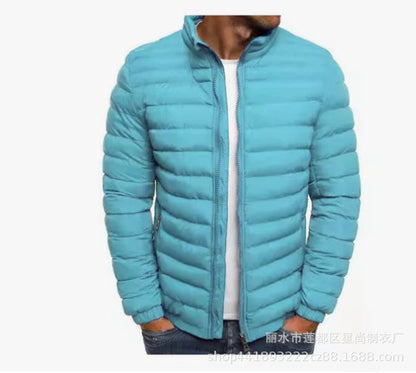 Herren Steppjacke Isoliert Leicht Warm