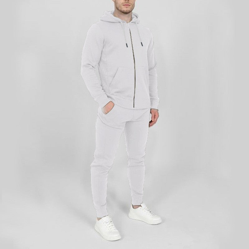Herren Sportanzug Kapuzenjacke Elastisch Modern