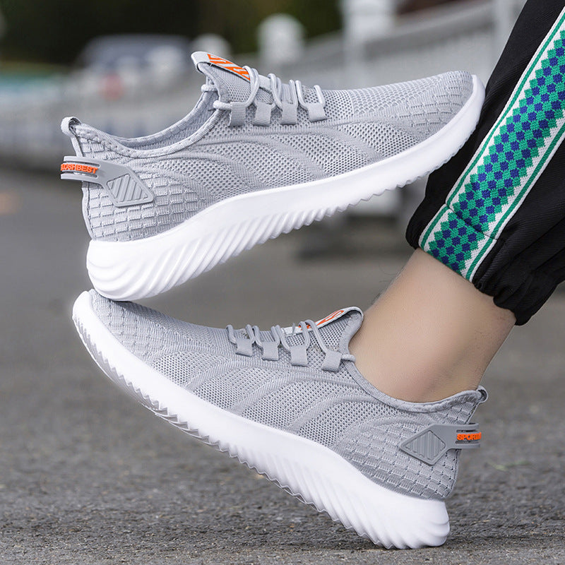 Damen Sneaker Sportlich Laufschuhe Mesh Atmungsaktiv