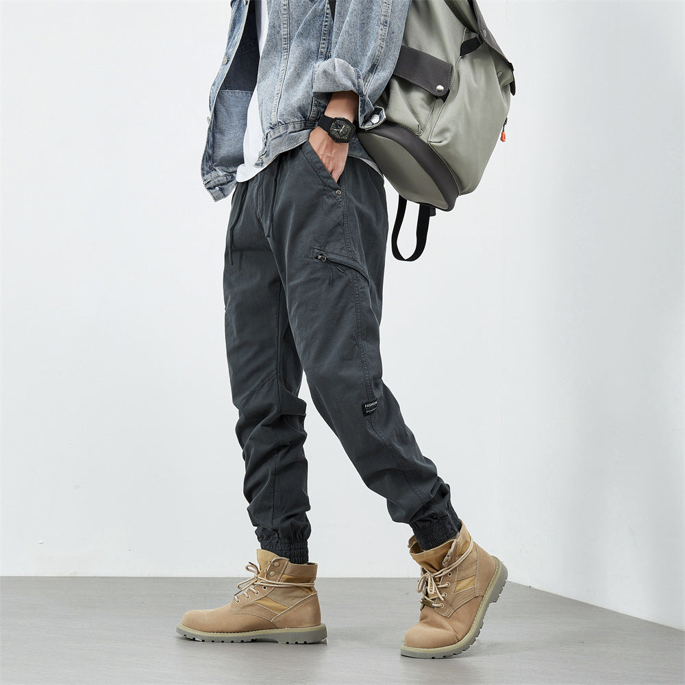 Herren Freizeithose Bequem Elastisch Mit Funktions-Taschen