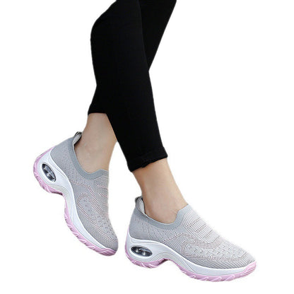 Damen Sneaker Bequem Mesh Laufsohle Luftpolster
