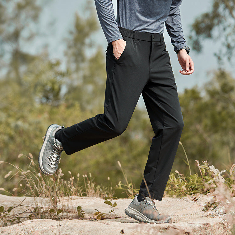 Herren Sommerhose Elastisch Mit Seitentaschen