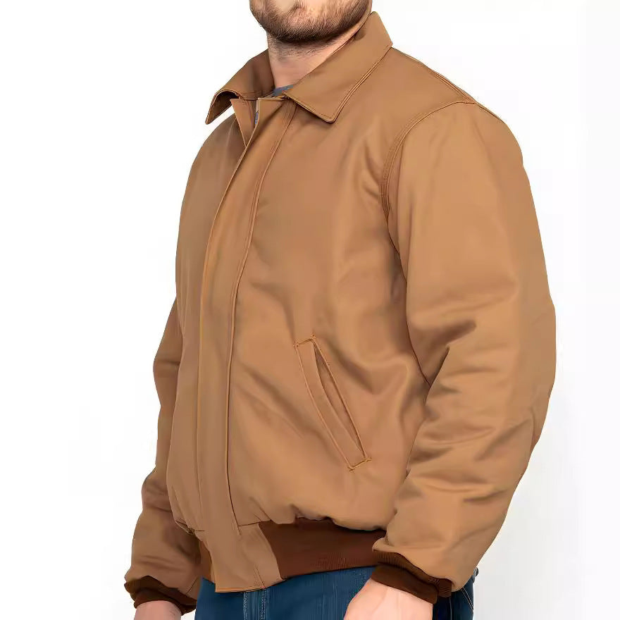 Herren Übergangsjacke Leicht Warm mit Weichem Innenfutter
