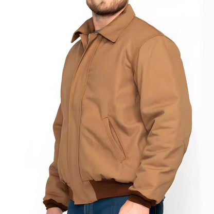 Herren Übergangsjacke Leicht Warm mit Weichem Innenfutter