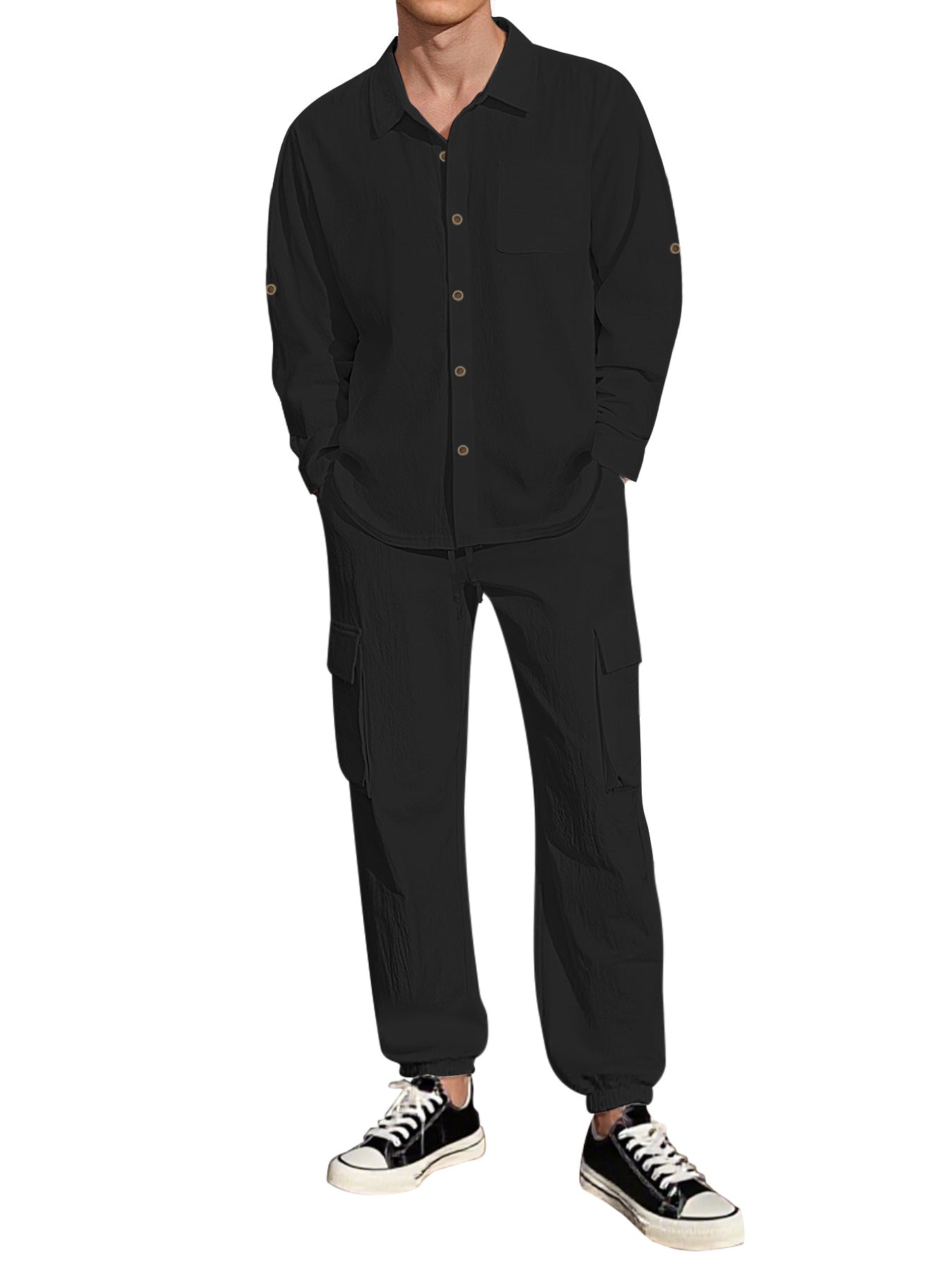 Herren Outfit-Set Modern Lässig Berlin Style