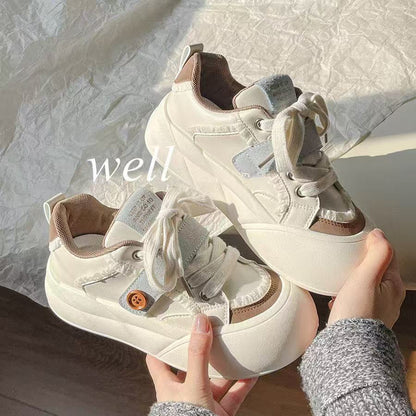Damen Sneaker Sportlich Bequem Laufschuhe mit Schnürsystem - BerlinGlamour