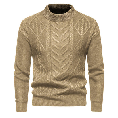 Herren Pullover Strick mit Muster Modern Geschmack
