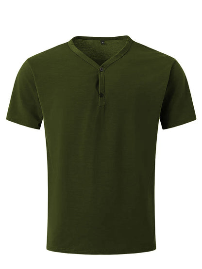 Damen T-Shirt Leicht Sportlich V-Ausschnitt