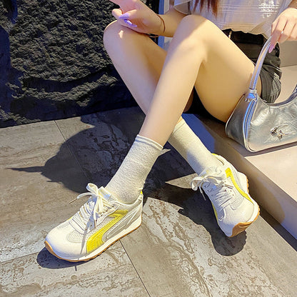 Damen Sneaker Sportlich atmungsaktiv Reflektierend