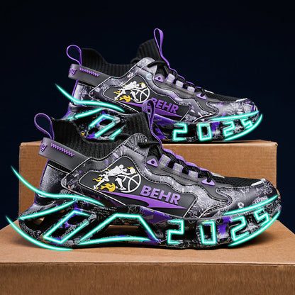 Damen Sneaker Laufschuhe mit Licht Effekt und Dämpfung