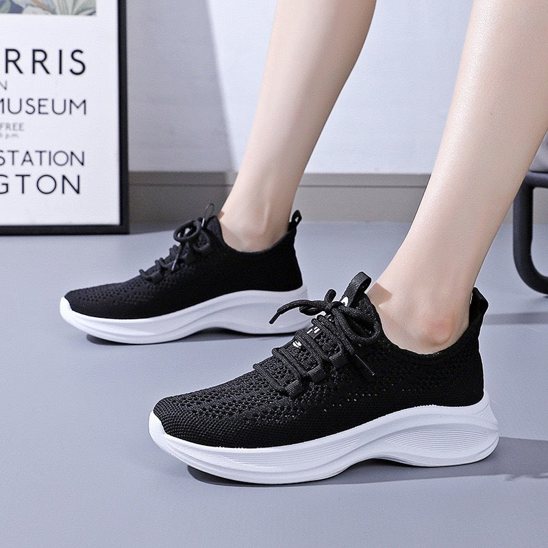 Damen Sneaker Atmungsaktiv Mesh Bequem Sport - BerlinGlamour
