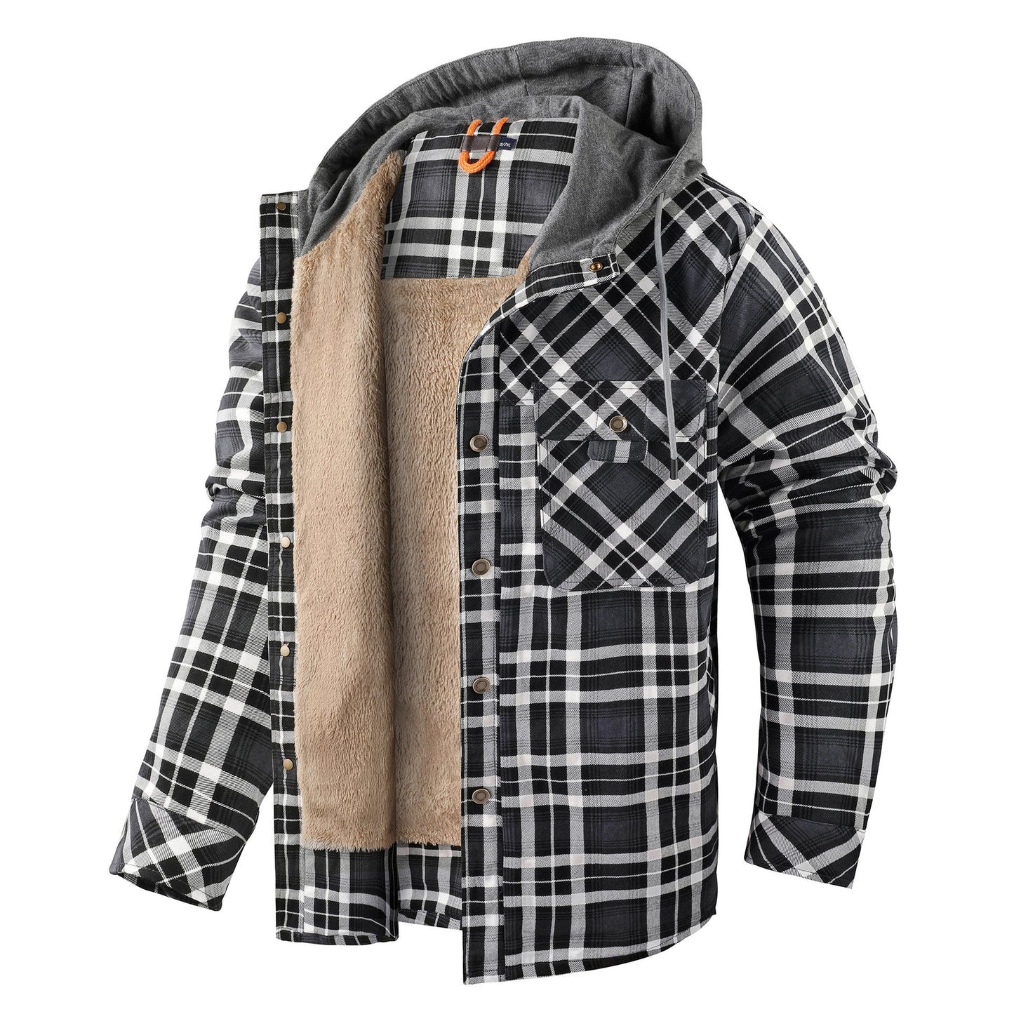 Herren Flanelljacke Weich Warm Mit Futter - BerlinGlamour