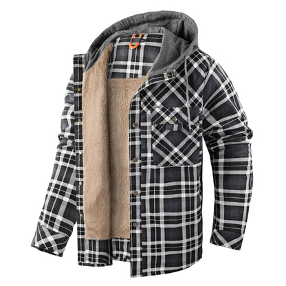 Herren Flanelljacke Weich Warm Mit Futter - BerlinGlamour
