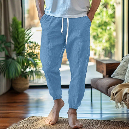Herren Freizeithose Bequem atmungsaktiv Elastischer Bund