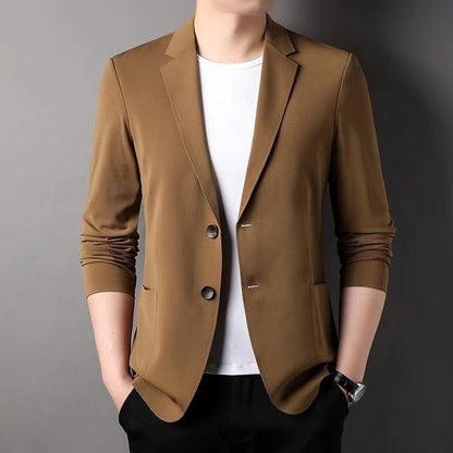 Herren Blazerjacke Sportlich Lässig Mit Taschen