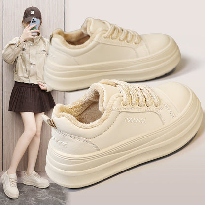 Damen Sneaker Bequem Plüschig Mit Dämpfung - BerlinGlamour
