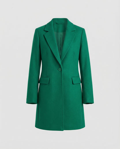 Damen Blazer Lang Damen mit Struktur