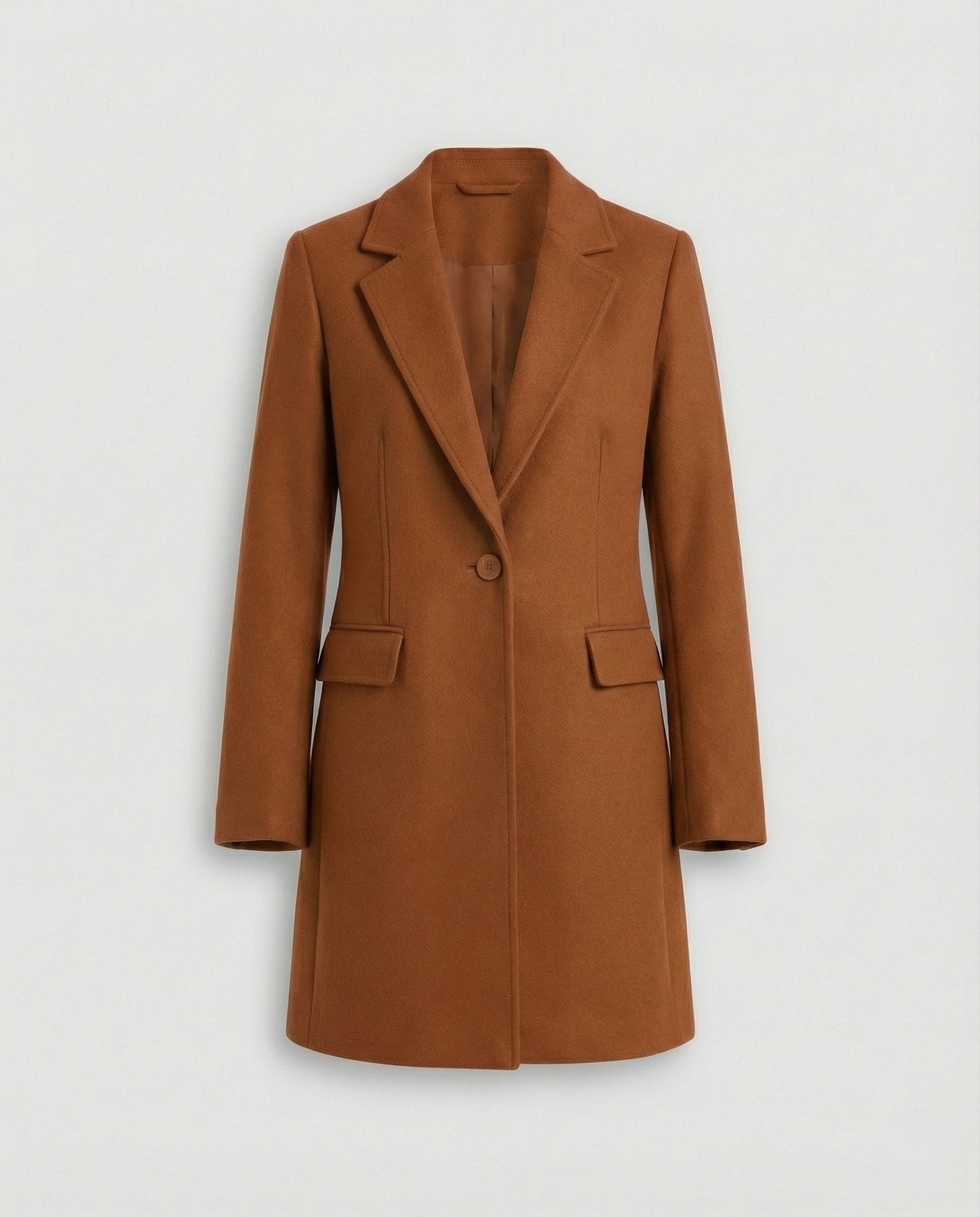 Damen Blazer Lang Damen mit Struktur