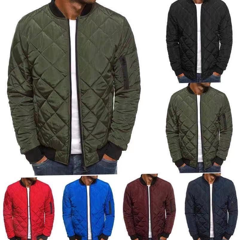Herren Steppjacke Übergangsjacke Warm Mit Taschen - BerlinGlamour