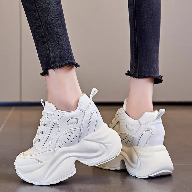 Damen High-Top Sneaker PlattformSchuhe Komfortabel Damenschuhe