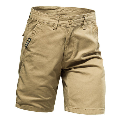 Herren Shorts Baumwolle Elegant Mit Taschen Sommer