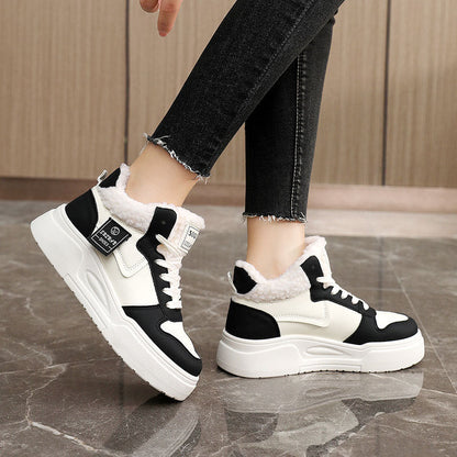 Damen Sneaker High Top Modisch Sportlich Mit Weichem Innenfutter - BerlinGlamour