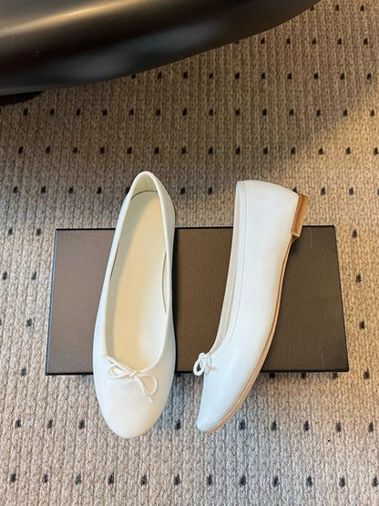 Ballerinas Damen Schleifen Detail Komfortabel