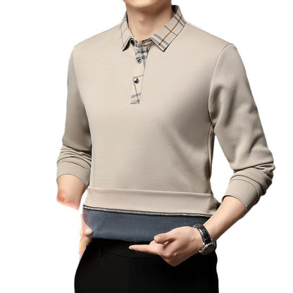 Herren Poloshirt Modern Strukturiert Kragen Qualität