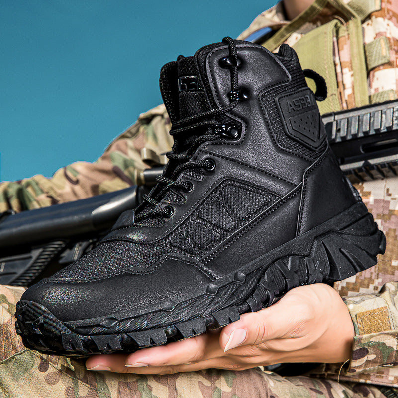 Herren Outdoor-Stiefel Rutschfest Knöchelschutz Wanderschuhe
