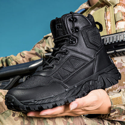 Herren Outdoor-Stiefel Rutschfest Knöchelschutz Wanderschuhe