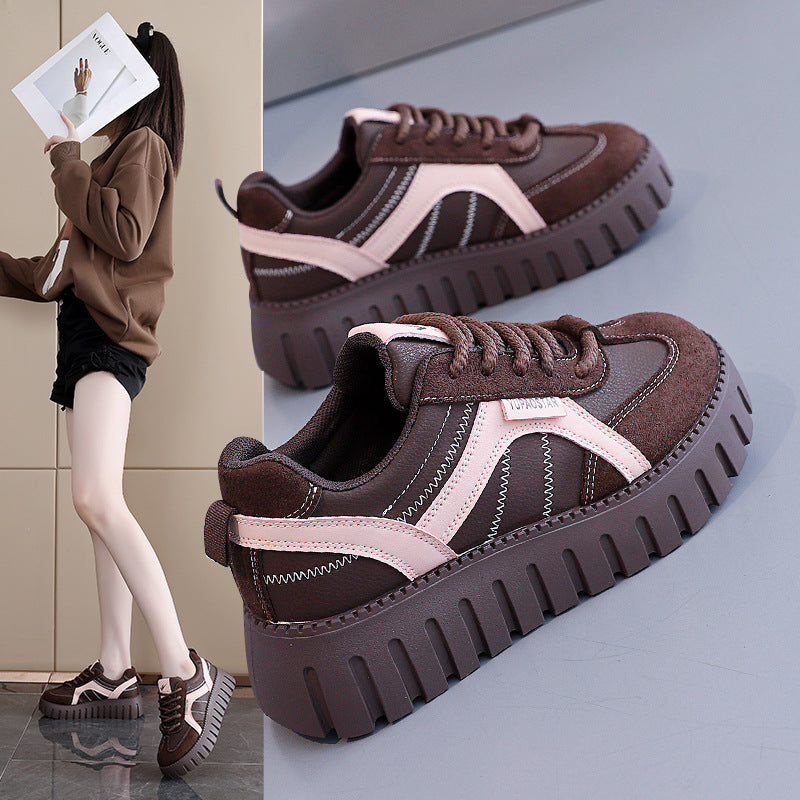 Damen Sneaker Chunky Bequem Sportschuh Weite Sohle - BerlinGlamour