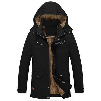 Herren Outdoor Jacke Warm Isoliert Modern