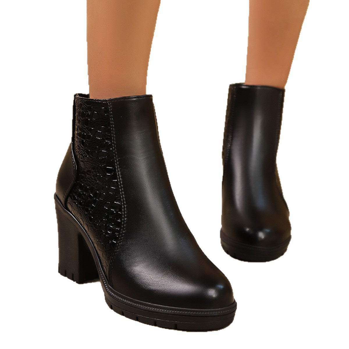 Damen Stiefeletten Schnürstiefeletten Elegantes Design