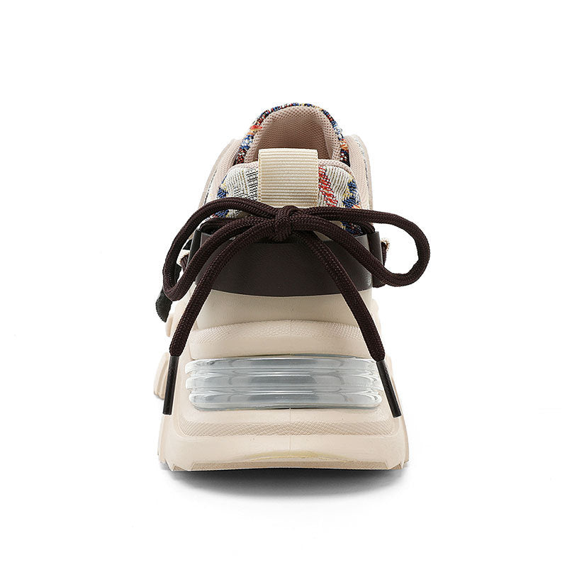 Damen Sneaker Sportlich Chunky Strapazierfähig